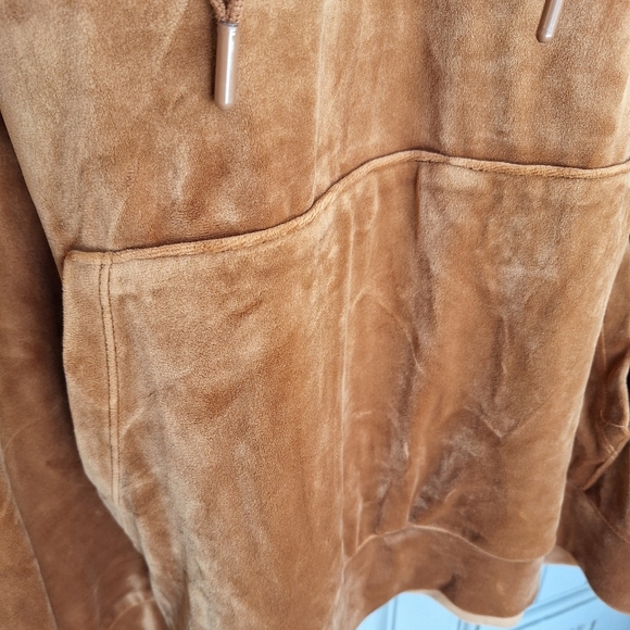 NovaMen Hoodie SzXXL Rust Long Sleeves Kangaroo Pocket Poly/Span Banded Cuff/Hem - Picture 7 of 9
